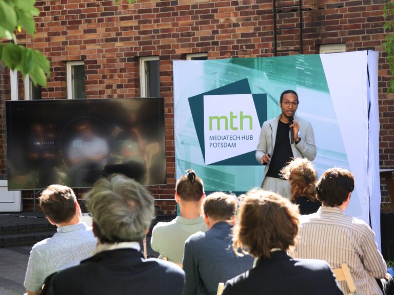Startup Pitch Bühne