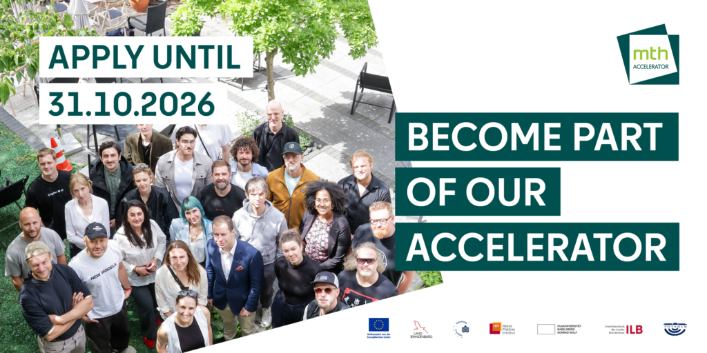Call for Applications: Jetzt Teil des  MTH Accelerator werden!